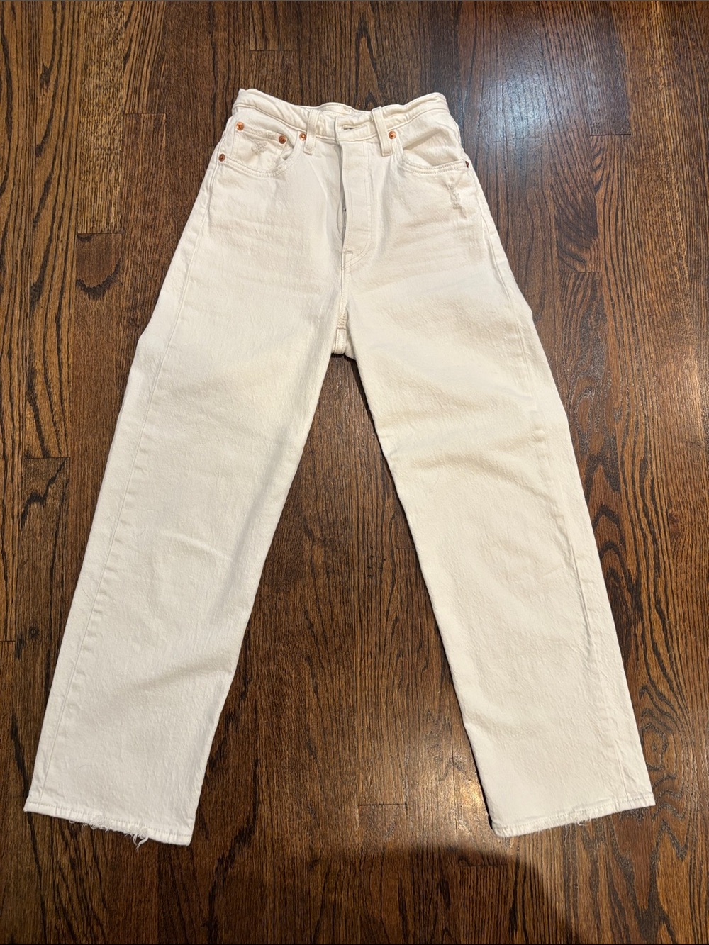 Women’s Levi Ribcage Straight Ankle Jean, size 25